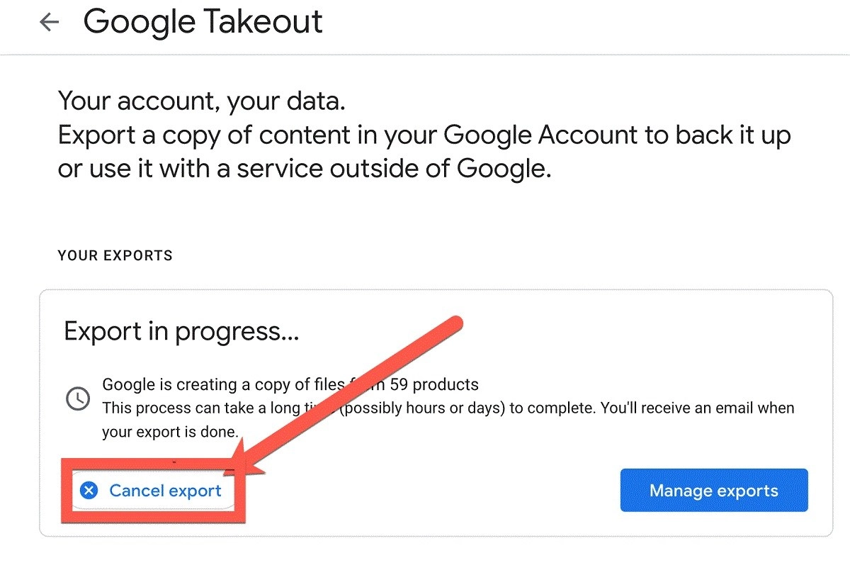 Google Takeout Download Failures