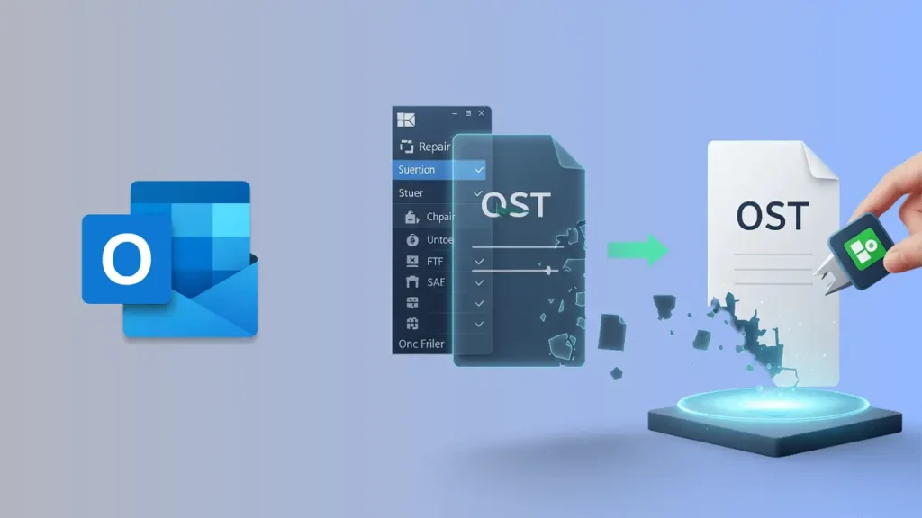 Repair OST file in Windows Outlook App