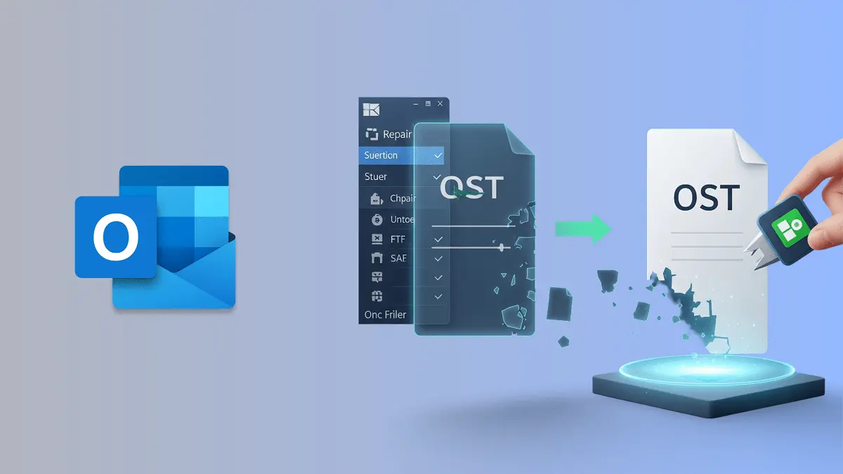 Repair OST file in Windows Outlook App