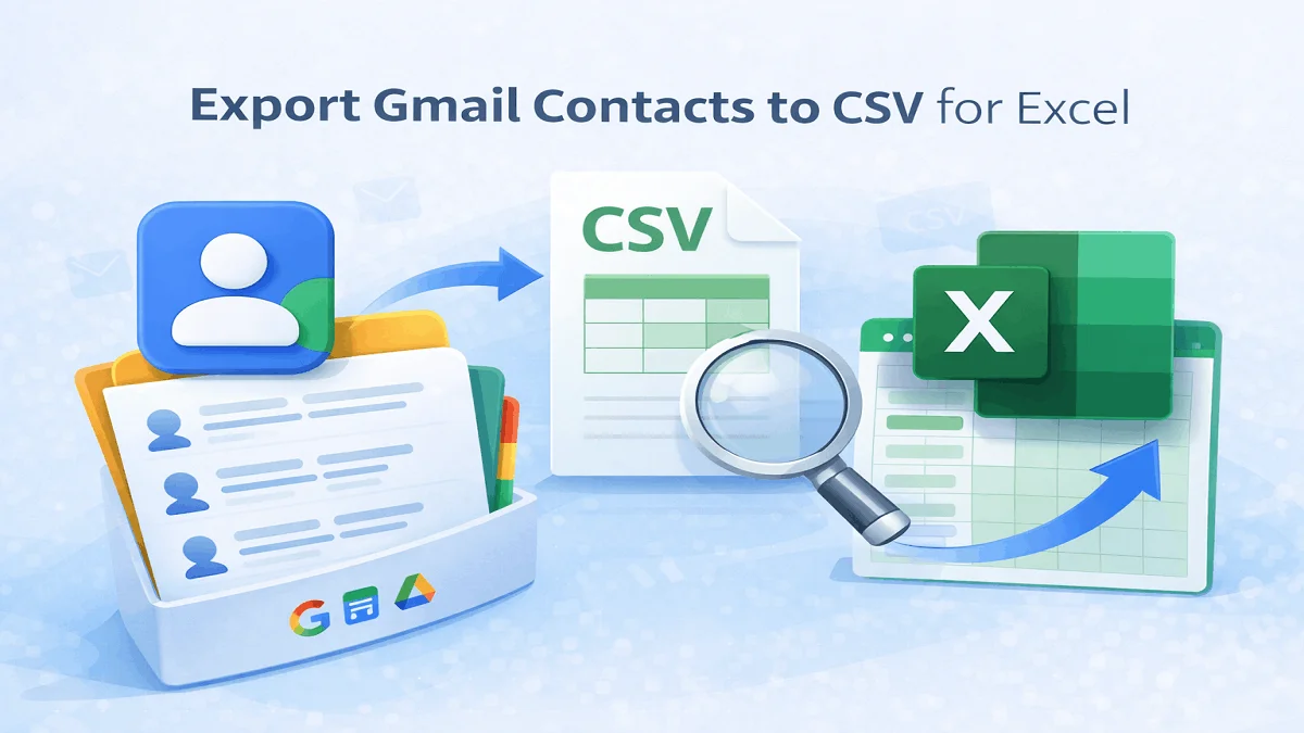 export Gmail contacts to Excel